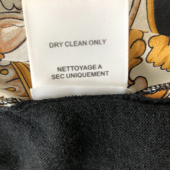 Joie Black Cardigan with Silk Front - Picture 8 of 8